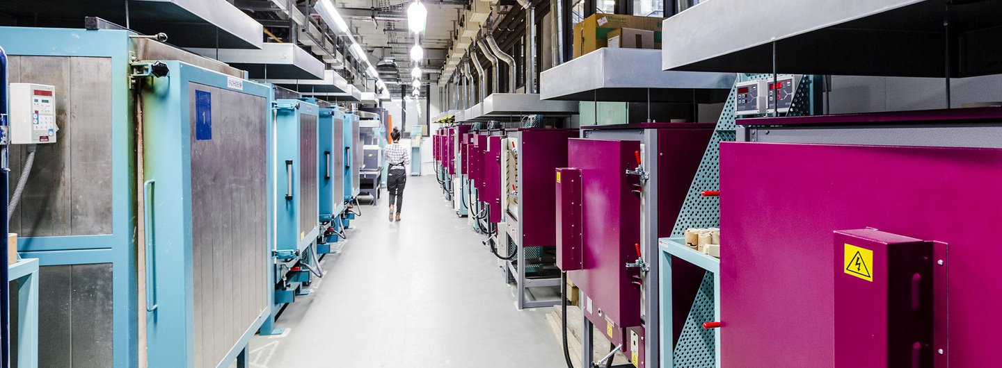 Kilns in the Woo Building (photo: Richard Haughton)