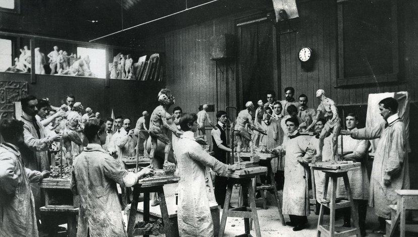 Sculpture department, 1905