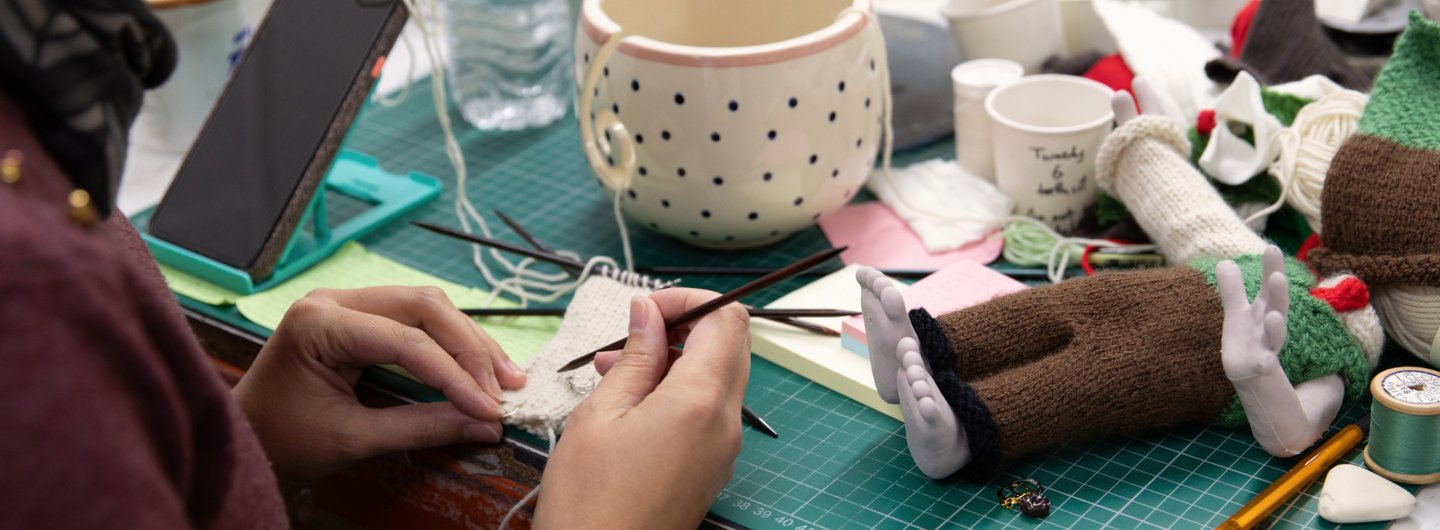 Behind the scenes of a Wallace & Gromit production at Aardman Studios. Courtesy of Aardman